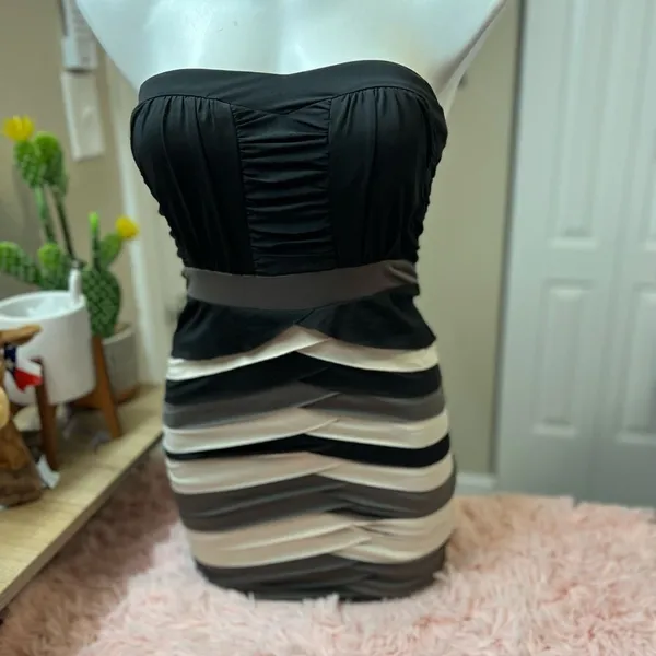 Strapless dress Black Size M - Image 2
