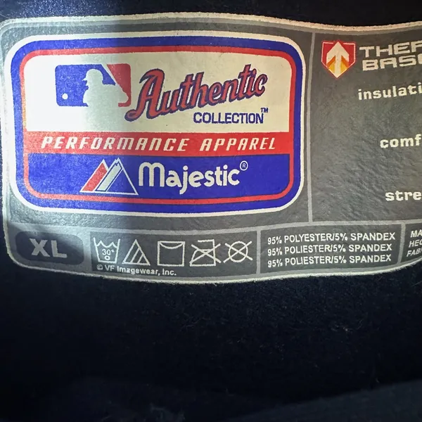 Milwaukee Brewers 2008 Playoffs Majestic Hoodie ThermaBase Insulation Women’s XL - Image 8