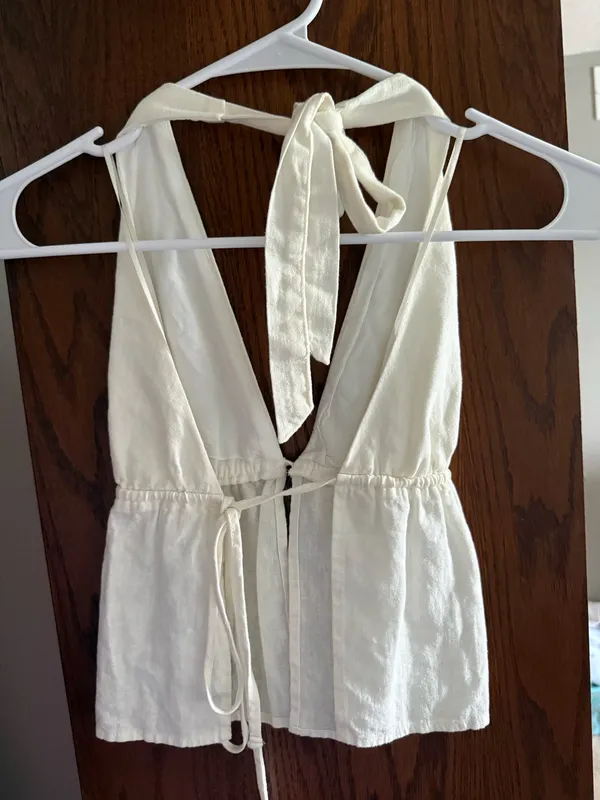 Garage Linen Halter Tank - Image 2