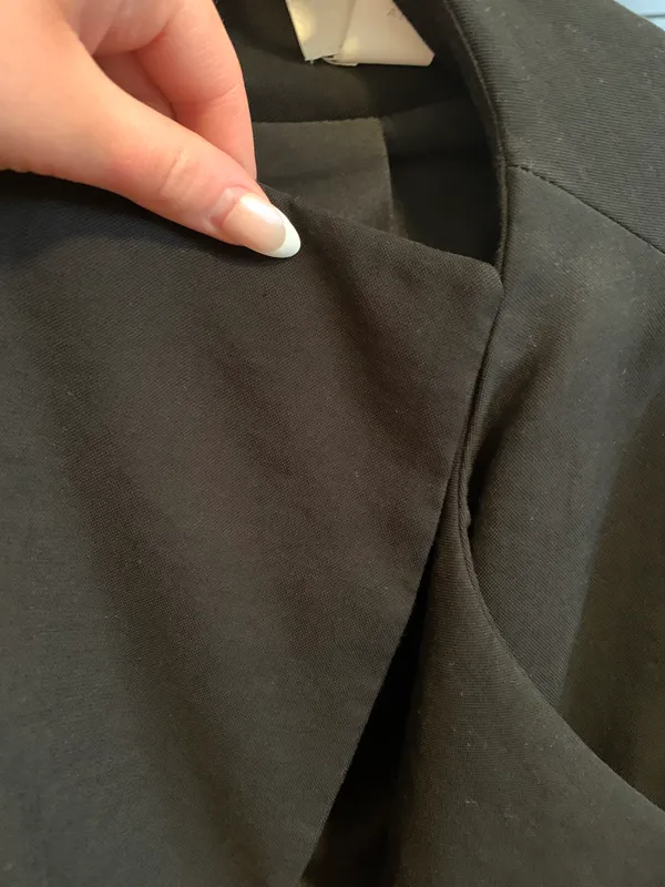 H&M Black Trench Coat - Image 6