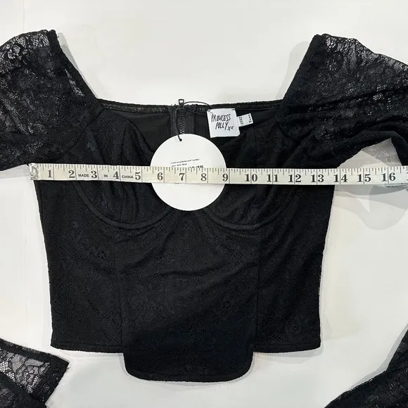 PRINCESS POLLY Purnell Lace Top Black - Size 4 - NEW With Tags - In Bags.‎ - Image 9