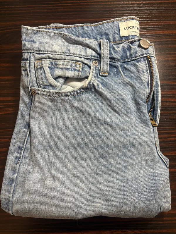 Lucky Brand Floral Embroidered Jeans - Image 3