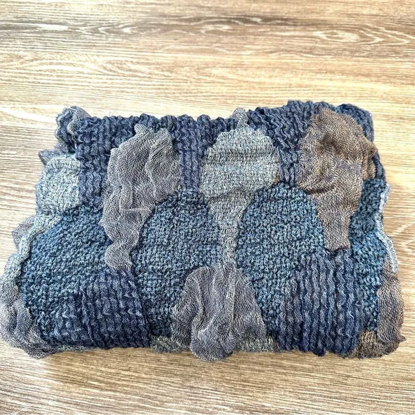 Long blue scarf Blue - Image 8