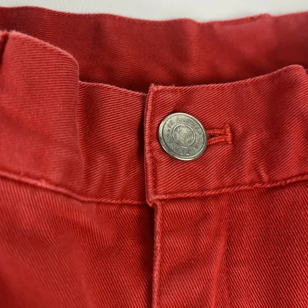 Lauren Ralph Lauren Pants Womens 6‎ Red Chino Pleated High Waist Tapered Twill - Image 3