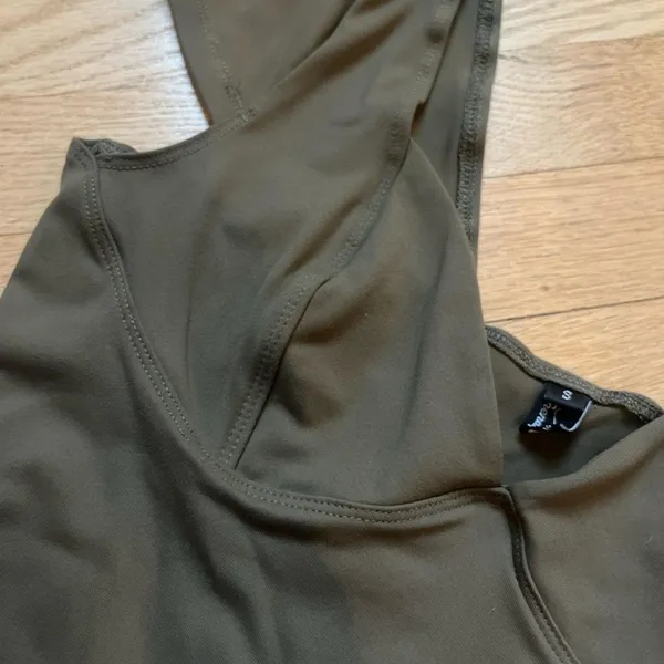 Stylish Olive Crop Top Green - Image 4