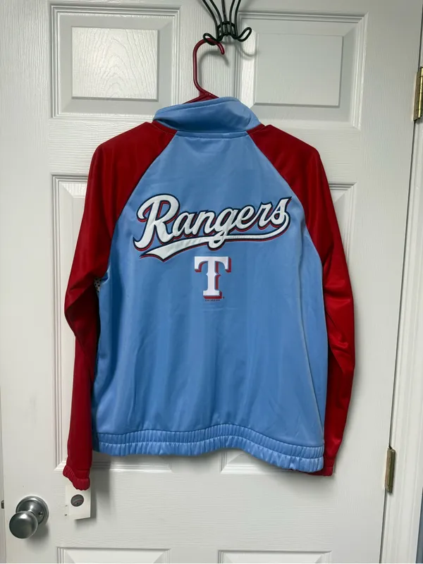 G-III Sports by Carl Banks Texas Rangers full-zip track jacket - Image 3