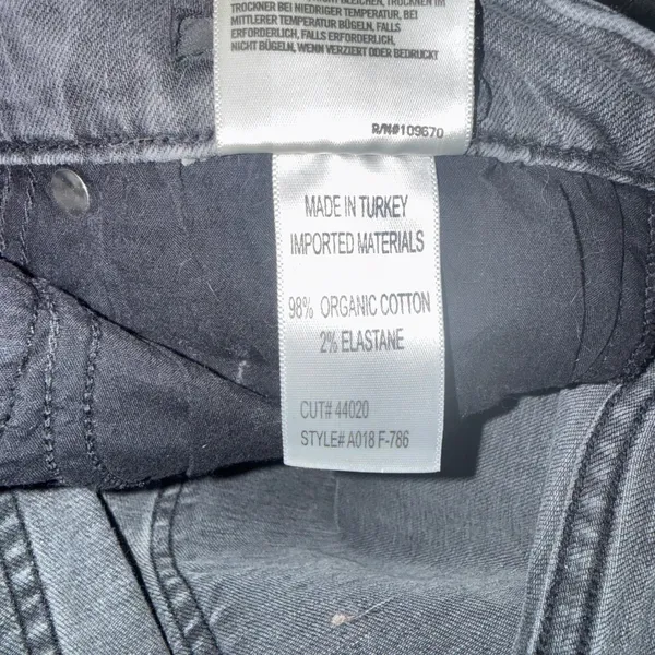 Agolde‎ Jeans Womens 31 Grey Excellent Distressed Slim Fit A018 F-786 - Image 3