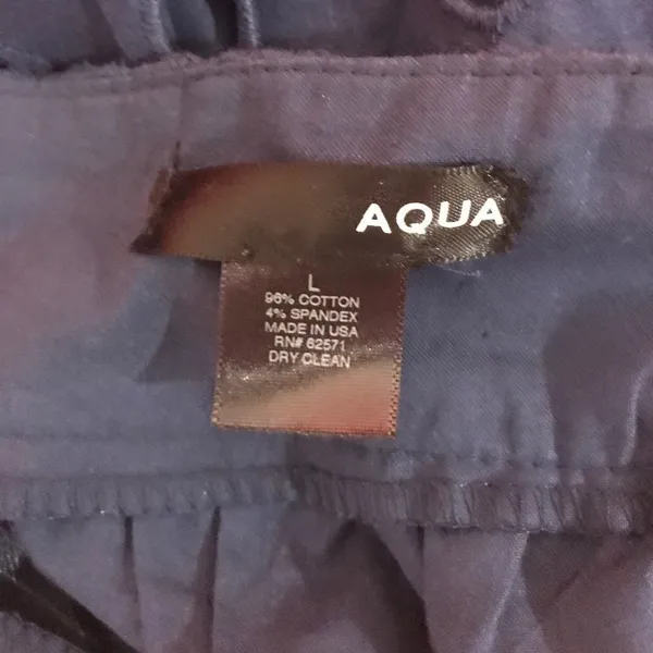 Aqua navy skirt with cutouts - Image 6
