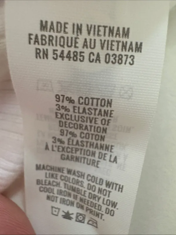 aerie White Ribbed Button-Front Tank - Image 5