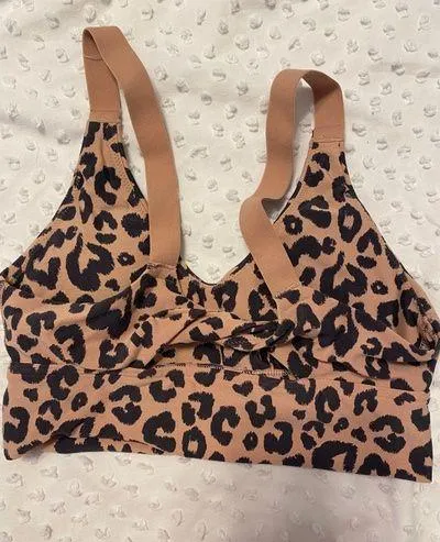 Aerie Leopard Sports Bra - Image 2
