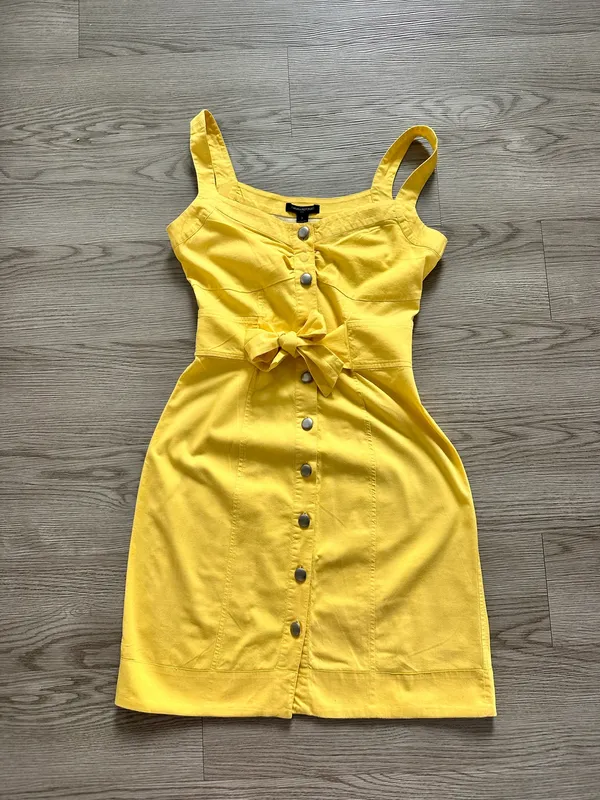 Banana Republic Dress Yellow - Image 3