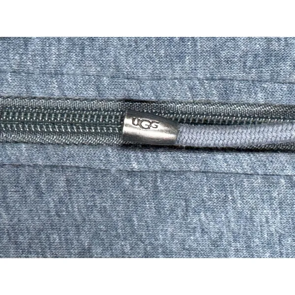UGG Australia Blue Gray Zip Front Drawstring Fleece Jacket Tunic Women's Size M Size M - Image 6