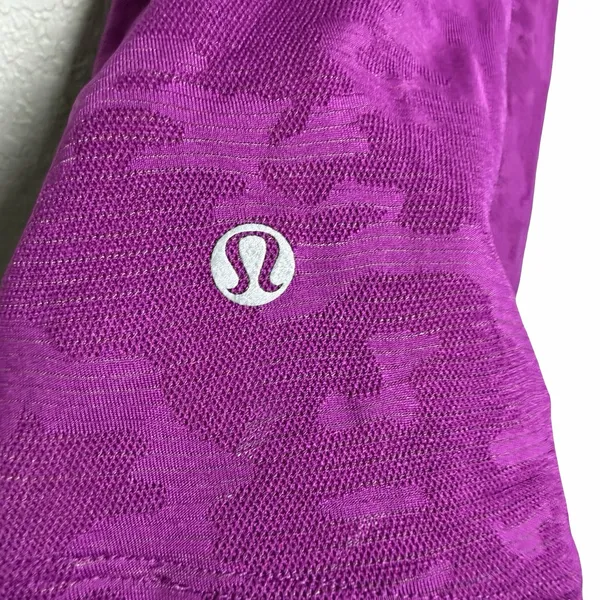 Lululemon Womens Run For Days Tank Top Size 4 Regal Plum Purple Mesh Athleisure - Image 10