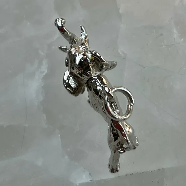 Silver Elephant Charm Pendant - Image 6