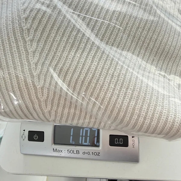 Lululemon Cotton Blend Crewneck Ribbed Sweater Bone Chunky Casual Womens Medium - Image 10