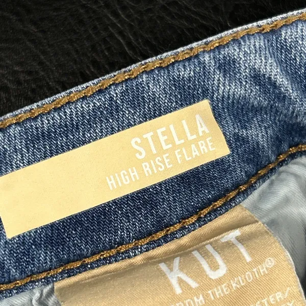 Kut From The Kloth Flare Jeans Womens 0 Stella High Rise Stretch 26x31 - Image 3