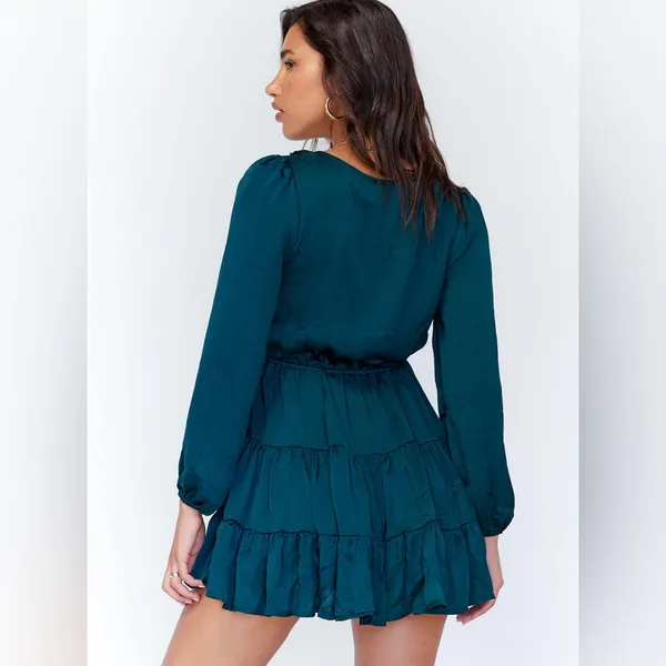 Princess Polly Randi Mini Dress in Teal Size 6 - Image 6