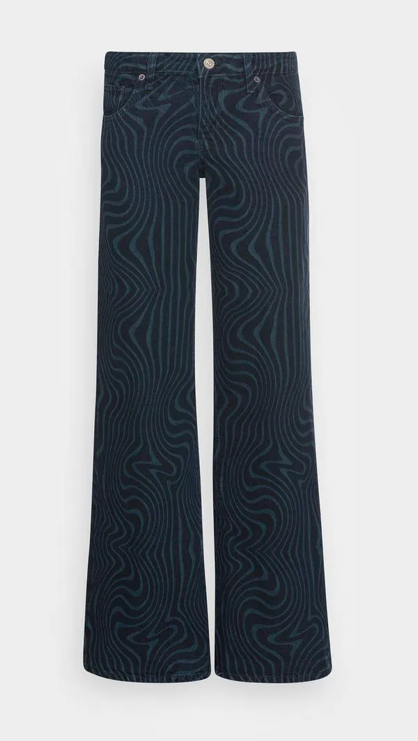Urban Outfitters NWT BDG Marbel Puddle High Waisted Wide Leg Jeans - Image 5