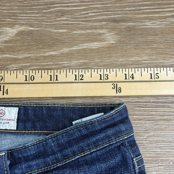 AG Adriano Goldschmied Stevie Jeans Women's 27R Low Rise Slim Straight Made USA - Image 12