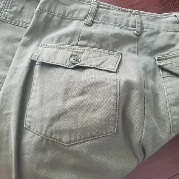 Universal Threads Olive Utility Pants Cargo Size 6 - Image 4
