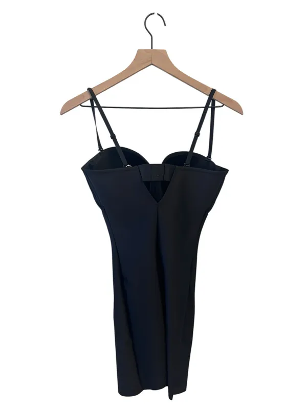 Skims Body CS underwire Mid Thigh Bodysuit large Onyx New with tags - Image 5