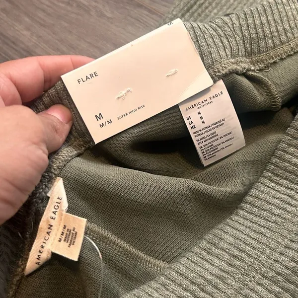 American Eagle flare knit pants - Image 5