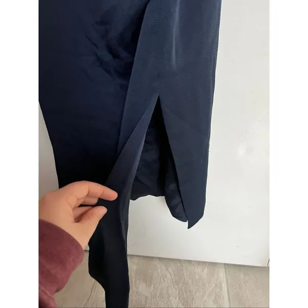 Cushnie Navy Blue Strapless Dress Woman’s Size 16 NEW - Image 4