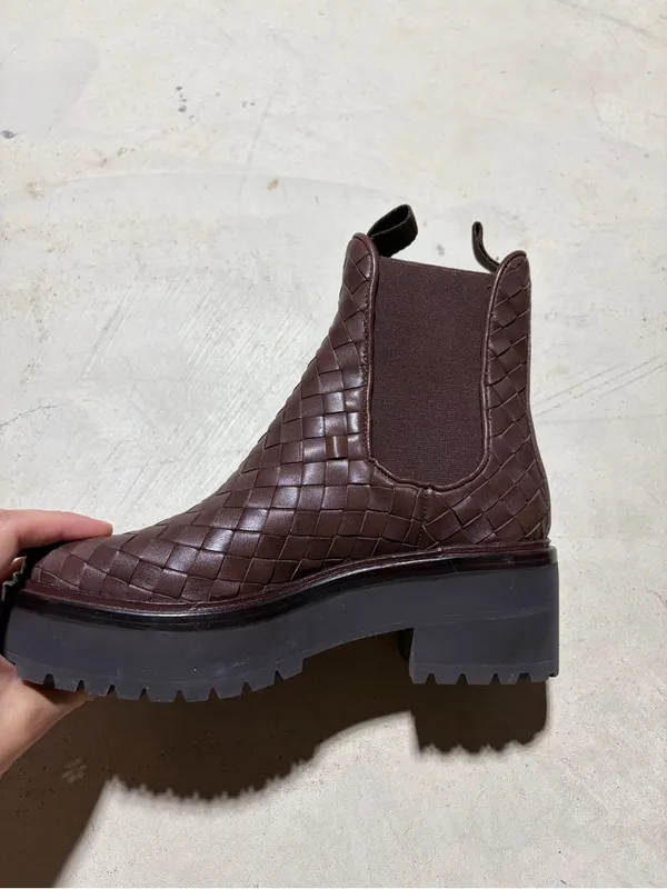 Loeffler Randall Reggie Woven Chelsea Boots 5 - Image 5