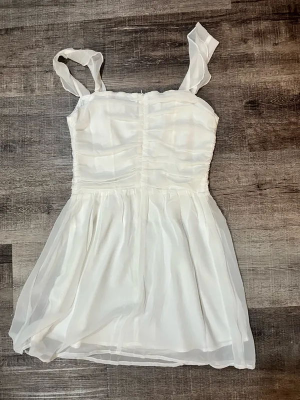 PRINCESS POLLY So Sweet Mini Dress in White - Image 5