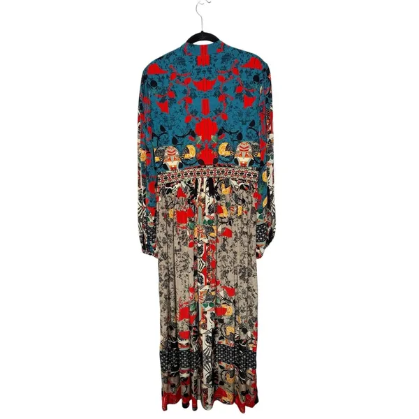 Anthropologie Bhanuni by Jyoti Allura Colorful Boho Maxi Dress SZ M - Image 3