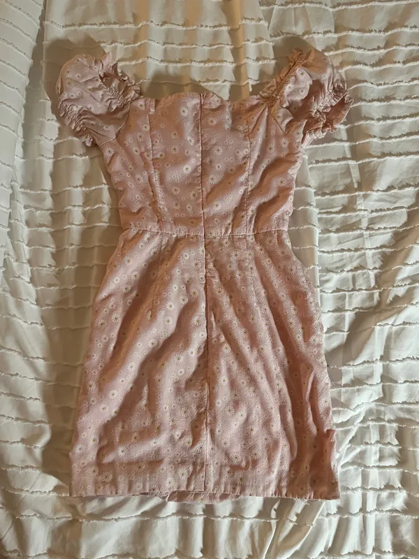 Princess Polly Floral Light Pink Dress - Image 3