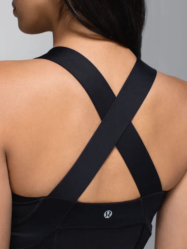 Lululemon Push your limits tank bra top black activewear yoga Pilates gym 10 - Image 4