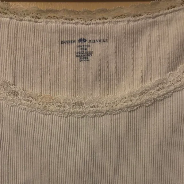 Brandy Melville Lace Trim Top - Image 3