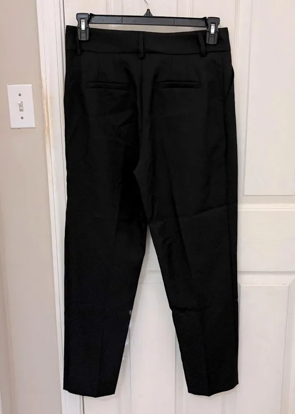 SHEIN Aveloria High Waisted Cropped Women’s Black Pants - Image 14