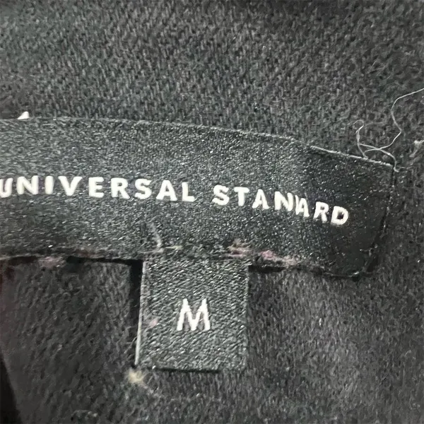 Universal Standard Women's Black Denim Overalls Size M - Image 5