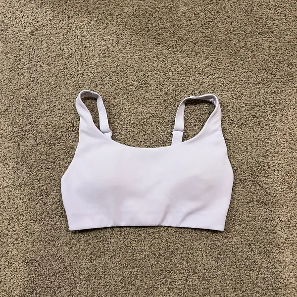 lululemon in alignment straight strap bra light support in lavender dew - Image 2