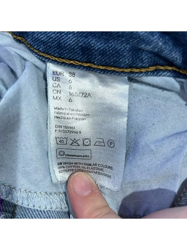 Divided Blue Distressed Jeans Women's - Image 5