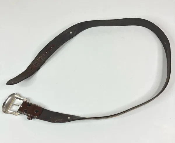 Nocona | Vintage Western Brown Leather Belt 46 - Image 3