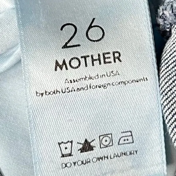 Mother The Hustler Ankle Fray Distressed Denim Jean 26 - Image 7