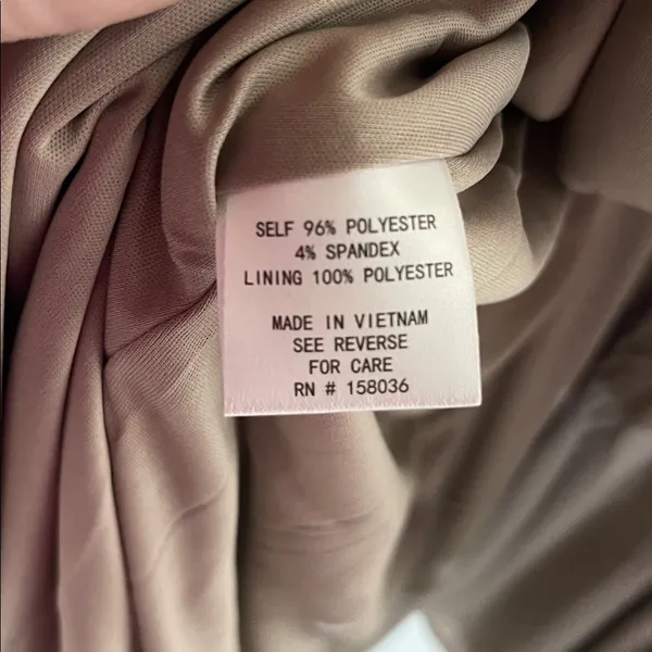 Birdy Grey Alex Taupe Maxi Bridesmaids Dress Gown Beige New Small - Image 7