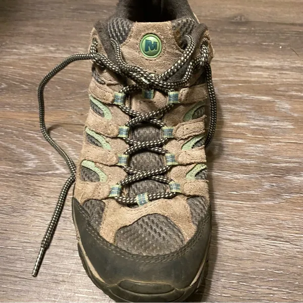Merrell Drizzle/Mint Low Top Hiking Shoes Size 7 - Image 12
