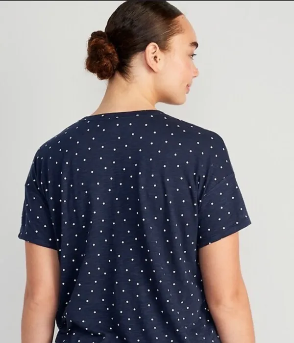 Only Navy Blue & White Polka Dot Set - Image 2