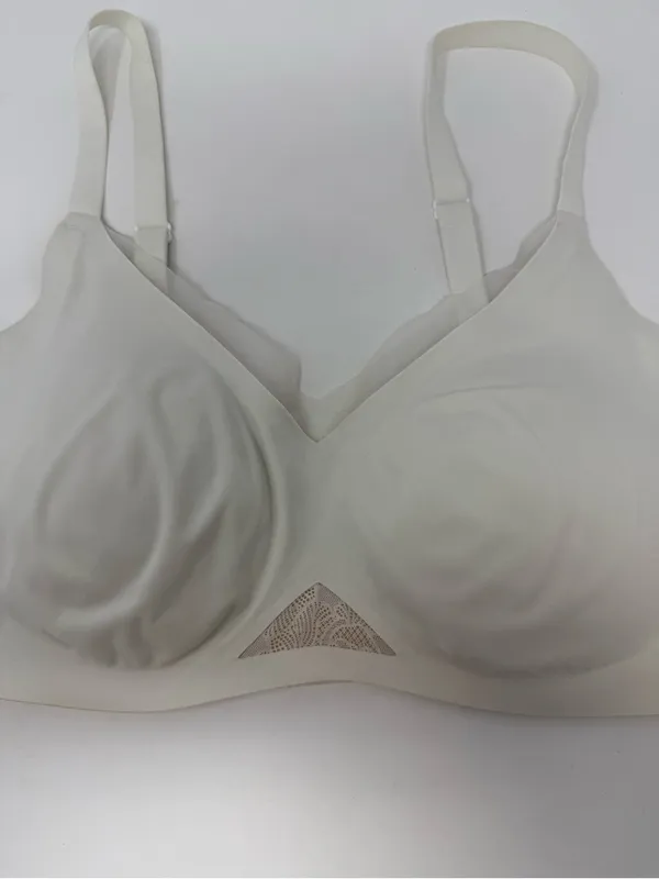 Honeylove White Lace Astral Crossover Lace Bra Original XL - Image 5