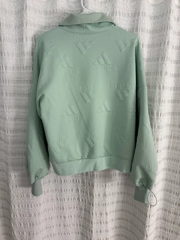 Adidas Women’s Quarter-Zip Sweatshirt - Image 3