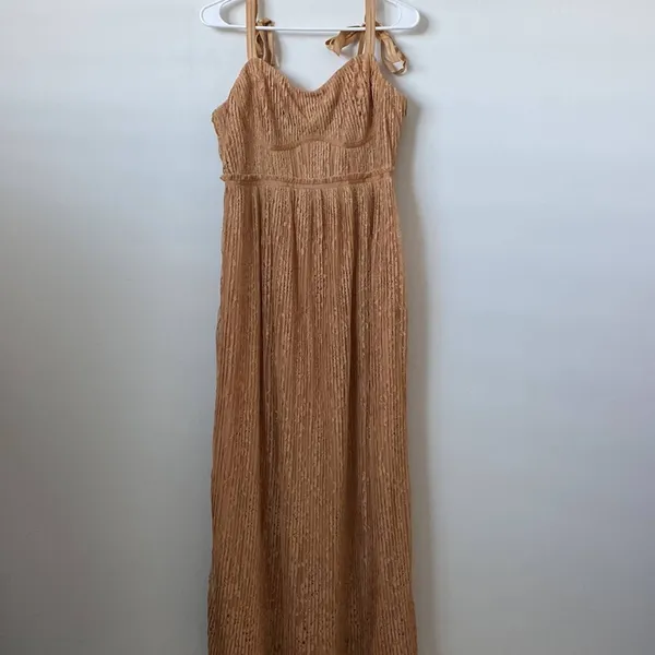 Jonathan Simkhai Bonnie Silk Lace Midi Dress Size: 8 - Image 2