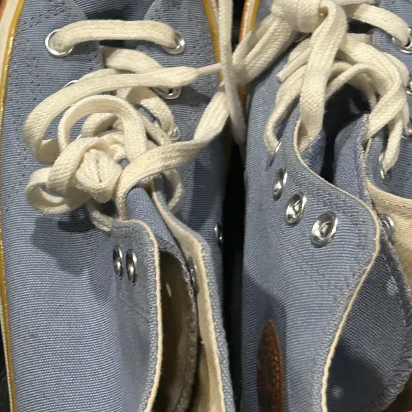 Converse Chuck 70 Pop Toe High Top sneakers in the Indigo Fog colorway. Size 10 - Image 10