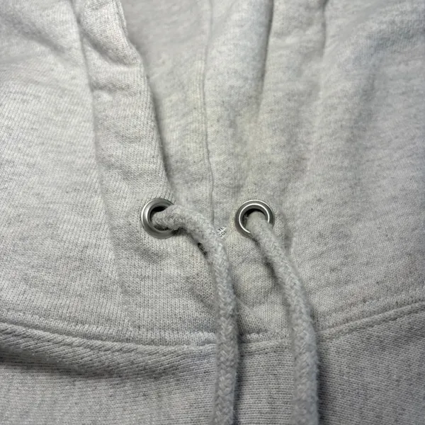 y2k Champion Reverse Weave Hoodie Heather‎ Grey Womens M Pullover Sweatshirt - Image 9