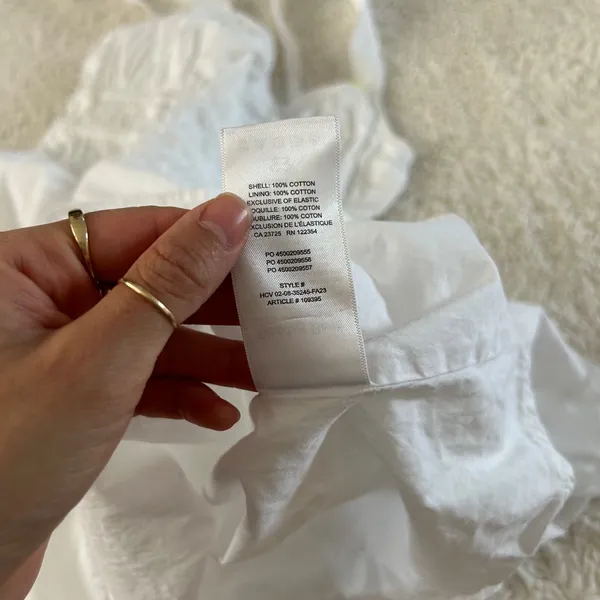 Sunday Best Aritzia White Poplin Dress Sz S Cottage Core Soft Girl Tomato Ballet - Image 6