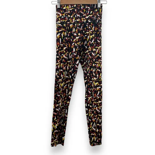 Aerie Offline Goals High‎ Waisted Black Multicolor Abstract Leggings Size S - Image 3