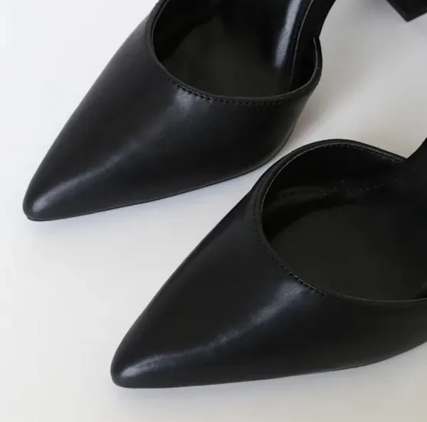 lulus lace up black pump heels - Image 8
